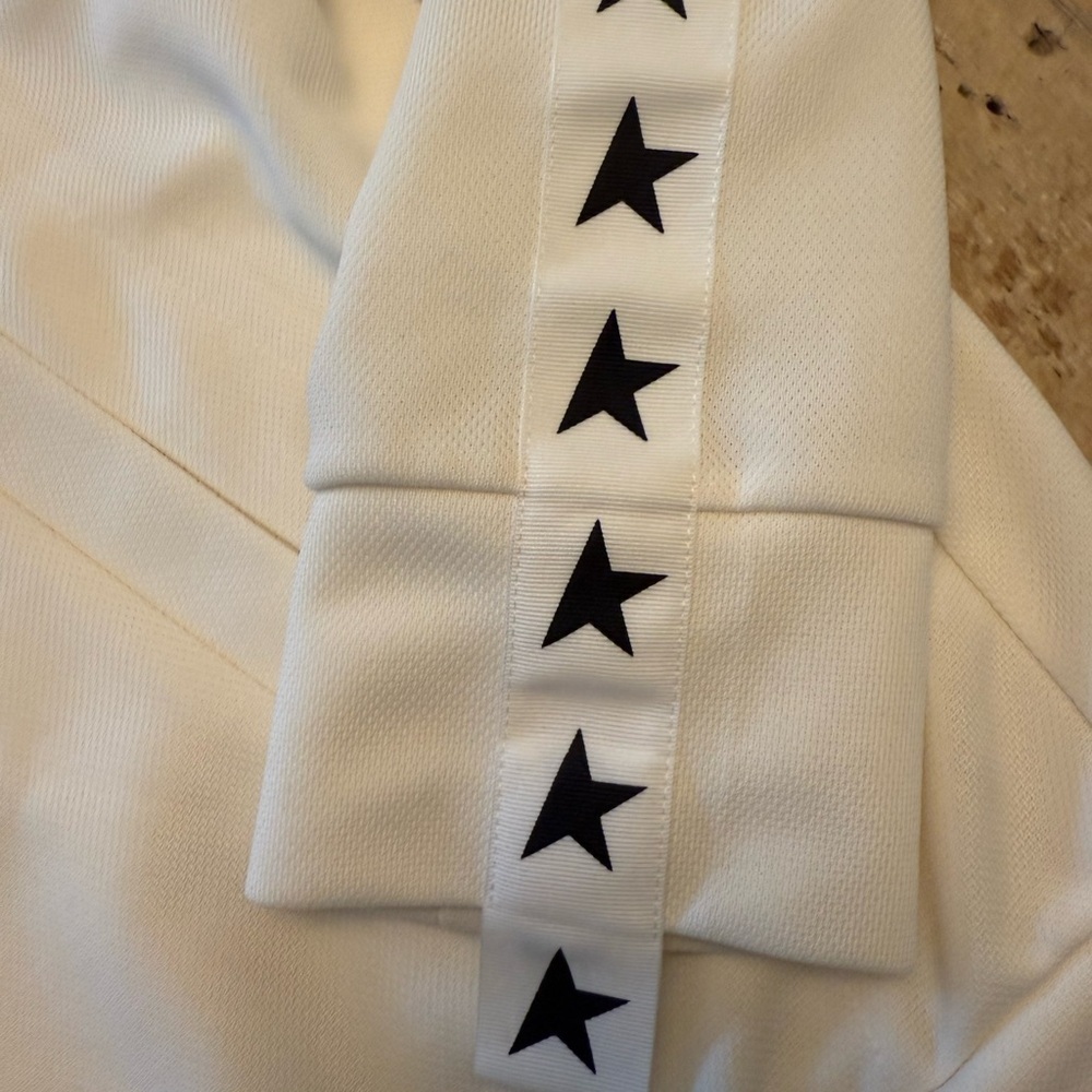 Golden Goose STAR Cream Track Jacket - Unisex Zip-Up Sweater mens L - Picture 5 of 16